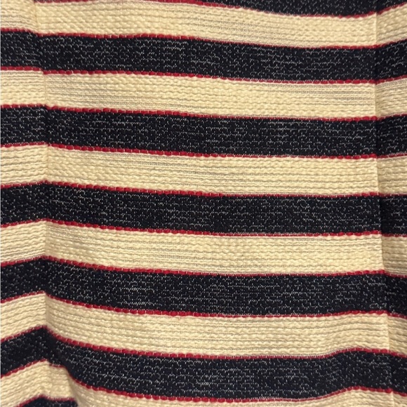 Cabi Cruise Jacket Nautical Striped Blazer Navy Red White Double Breasted Size 6 - Picture 7 of 9